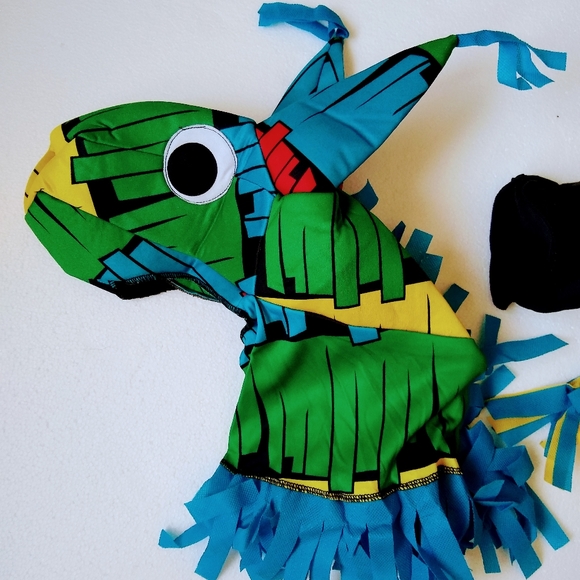 RASTA IMPOSTA Multicolor Horse Pinata Costume Toddler Sz 3T-4T NEW - Picture 4 of 8